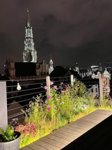 Duplex Dernier Etage Avec Terasse A Deux Pas De La Grand Place Брюссель Екстер'єр фото