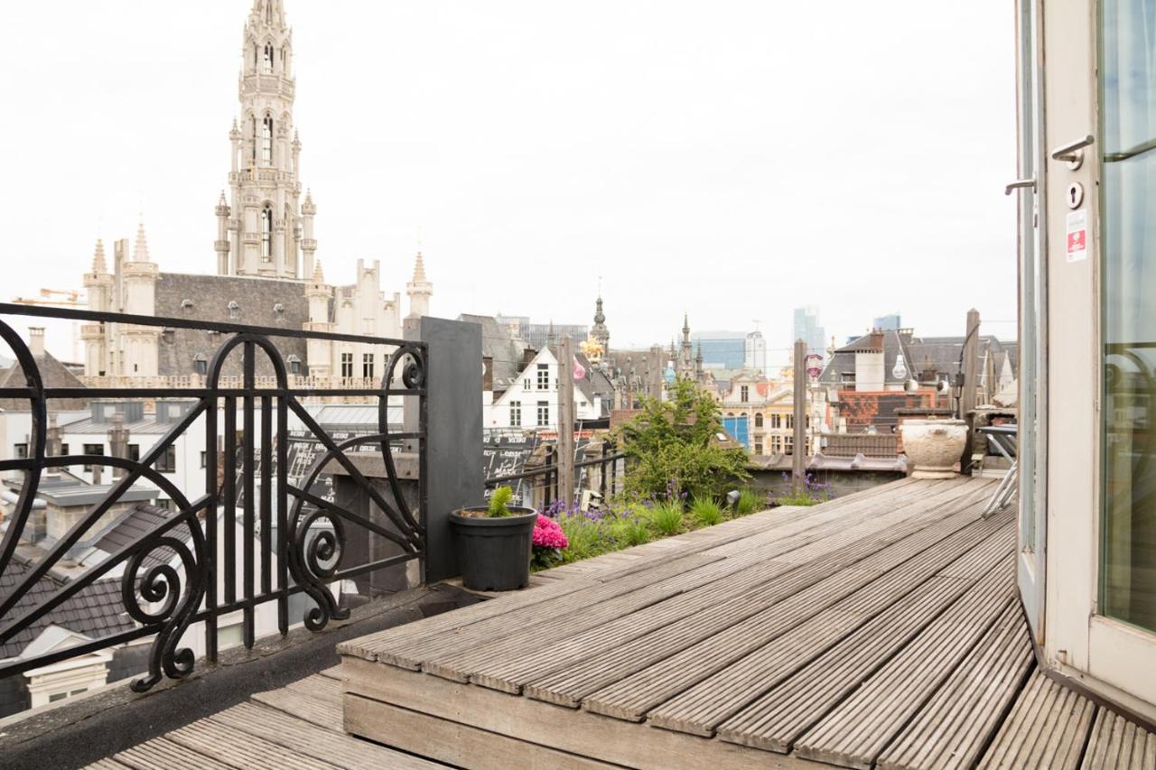 Duplex Dernier Etage Avec Terasse A Deux Pas De La Grand Place Брюссель Екстер'єр фото